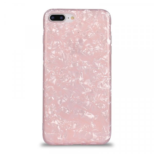 Wholesale iPhone 8 / 7 IMD Dream Marble Fashion Case (Rose Pink)